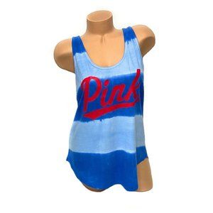 Victoria's Secret PINK EXTRA SMALL Graphic Racerback Tank Sleeveless Top‎ NEW